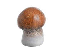 Podzimní dekorace keramická houba keramika 6cmL x 6cmW x 8,5cmH