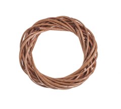 Proutěný věnec z různých druhů proutí Ø 15cm/tl.3cm