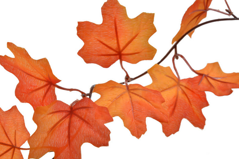 Umělá girlanda z listů javoru dl.190cm