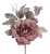 Zápich umělé růže s přízdobami, květ Ø 10cm, zápich celkem 15cm _57