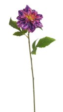 Umělá květina kvetoucí dahlie, květ Ø 12cm, dl.56cm