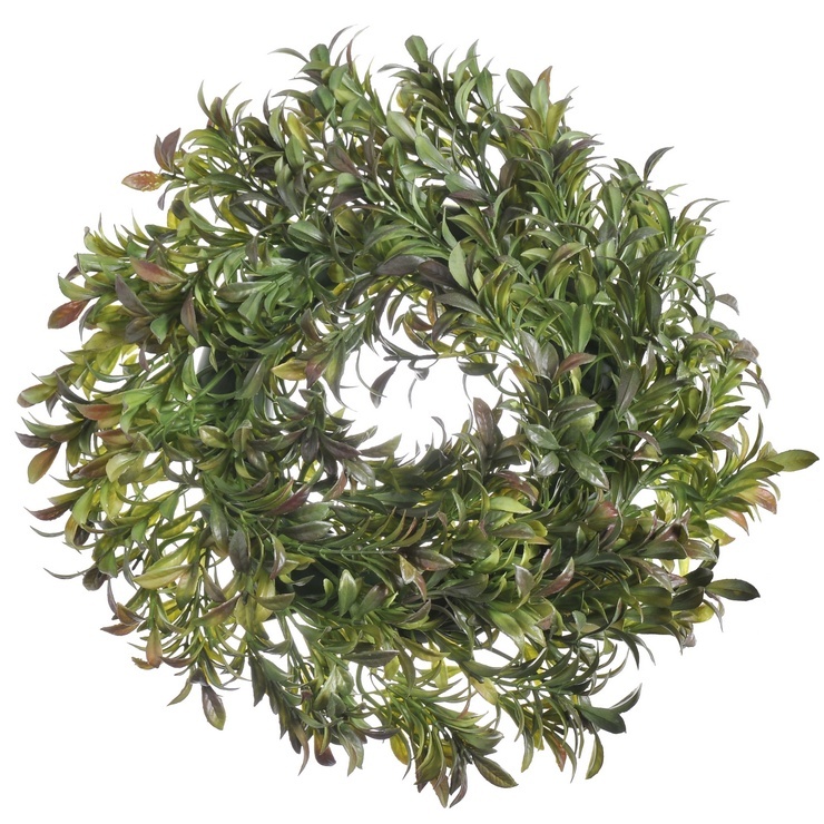Dekorační věnec z větviček ruscusu Ø 34cm