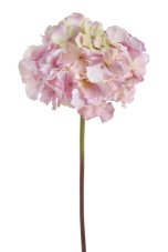 Umělá hortenzie,  celkem délka 65cm, hlava Ø 20cm