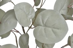 Umělá rostlina větvička eukalyptus populus - 3 výhony dl. 80cm_AJ
