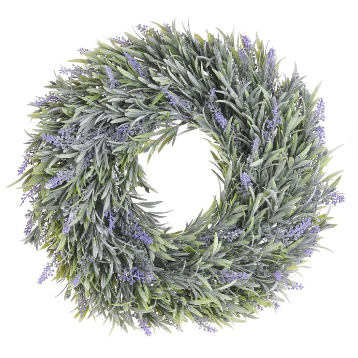 Věnec z umělé levandule Ø 30cm