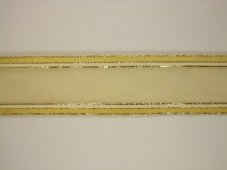 Plátnová stuha s monofile, metalopastem a drátkem v okraji 4cm/25m