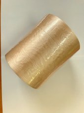 Jednobarevná plastová stuha ROT. nastro CERIMONY BORDATO 14 cm/dl. 100m