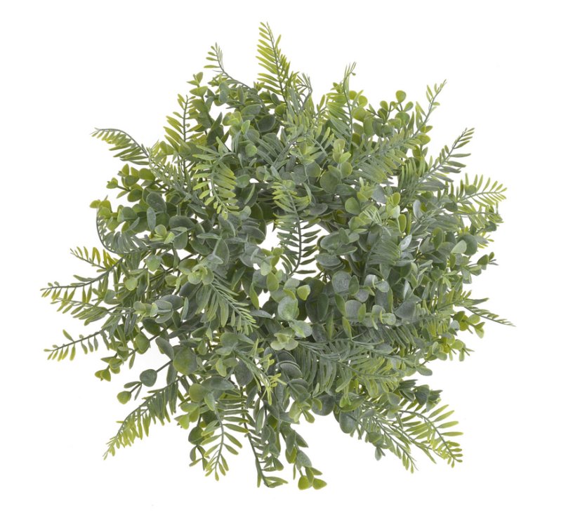 Umělý věnec eukalyptus Ø 34cm