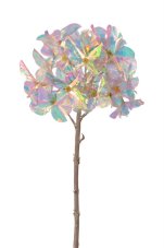 Opalizující hortenzie na stonku, květ Ø 18cm, dl.celkem 62cm