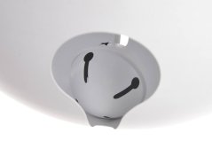 Vánoční dekorace velká 3D rozložitelná rolnička s menší uvnitř (42cmØx50cmH) 80cmH - závěs