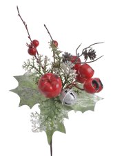 Vánoční zápich s hlohem dl. 24cm