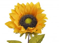 Umělá kvetoucí slunečnice, květ Ø 8cm, dl. celkem 44cm