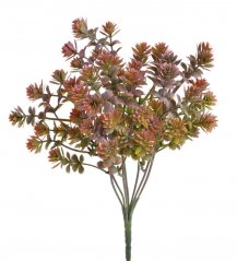 Umělý kvetoucí rozchodník dl. 26cm, barva O1