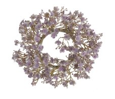 Dekorační věnec z větviček kvetoucí gypsophily Ø 20 cm