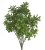 Keřík umělý Buksus, 7 větviček dl. 39cm