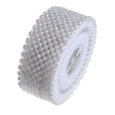 Špendlíky s kulatou perlovou hlavičkou, dl. 3,5cm - 480ks