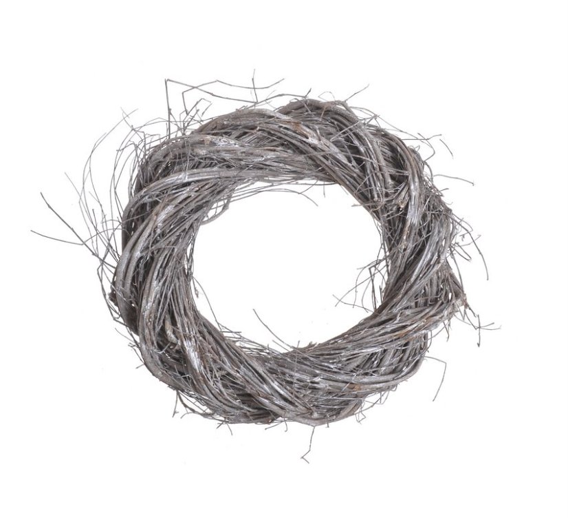 Proutěný věnec ze dvou druhů proutí Ø 25 cm