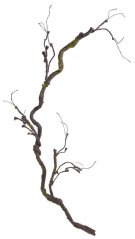 Umělá větev s lišejníkovou patinou dl. 176cm