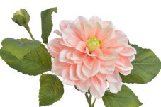 Umělá květina kvetoucí dahlie, květ Ø 15cm, dl.68cm
