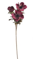 Umělý kvetoucí anemon, květ Ø 10 cm, dl.56 cm