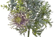 Kytice různých druhů travin s květem Leucospermum, dl. 38cm