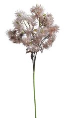 Keřík umělé zeleně kvetoucí dl. 50cm