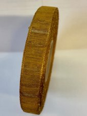 Jednobarevná tkaná stuha s monofilem a vlascem 2,5cm/25m