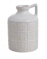Dekorační nádoba porcelánová vázička se vzorem 12cmLx12cmWx18cmH