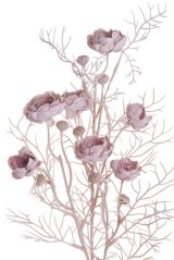 Umělý kvetoucí rananculus. dl. 75cm