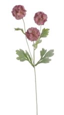 Umělá kvetoucí rostlina, květ Ø 7cm, zápich dl. 70cm