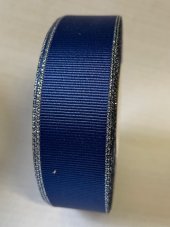 Rypsová stuha s metaloplastem 2,5cm/25m