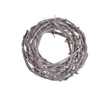 Dekorace pletený věnec z proutí 30cm∅, tl. 0,6cm