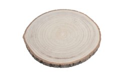 Přírodní dekorace dřevěný plát 32cm∅ x 2cmH