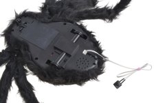 Pohyblivý pavouk na Halloween se zvukem a pohybem 75 cm