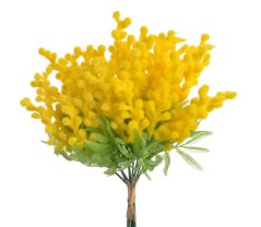 Svazek umělé kvetoucí mimosy dl. 28cm - 10ks