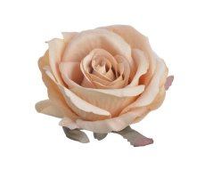 Velká hlavička umělé polorozvité růže 8 cm, 6ks, barva_31