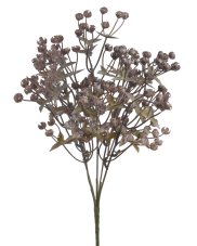 Umělá větvička s bobulemi hnědá 32 cm