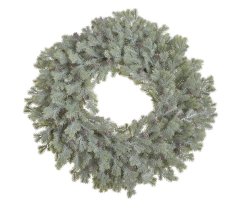 Věnec z umělého posněženého smrkového chvojí Ø 54cm