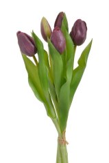 Svazek umělých tulipánů, hlavička 5,5 dl.celkem 30cm