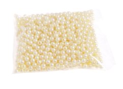 Dekorace plastové perličky Ø 6mm/100g