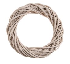 Proutěný věnec z různých druhů proutí Ø 35cm/tl.5cm