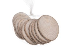 Dekorace dřevěné pláty 44-9cm∅ x 0,5cmH. -  300g