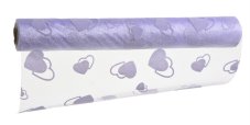 Dekorace organza flokovaná s potiskem 36cm/dl. 7m