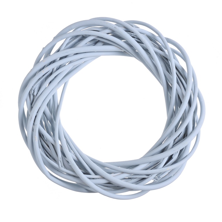 Věnec z barveného proutí Ø 20 cm_BL