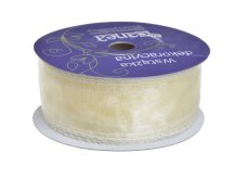 stuha organza s drátem 20m