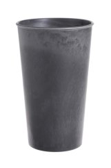 Dekorace - kónická plastová váza  Ø12,5 - 17,5cm x 28cmH