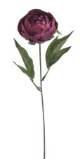 Umělá pivoňka na stonku, hlavička Ø6cm/dl.44cm