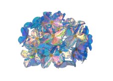 Opalizující hlava hortenzie 15 cm
