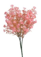 Keřík kvetoucí umělé zeleně dl. 38cm