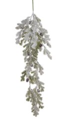 Umělé posněžené smrkové chvojí převis dl. 95cm